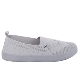 Baskets grises ajourées JX63P Gris Baskets grises ajourées JX63P Gris
