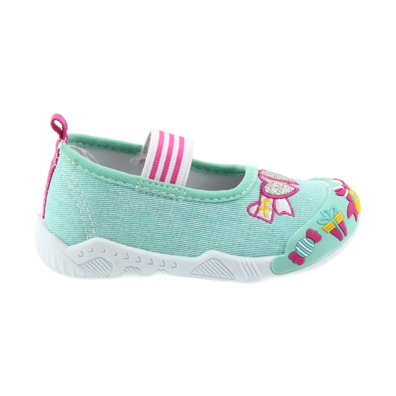 Baskets enfant American Club vertes avec élastique 21/19