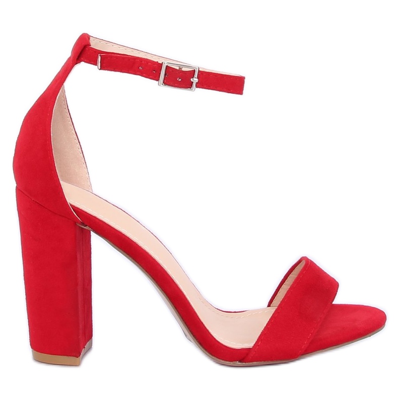 Sandales sur le poteau rouge Y2385-27 Rouge