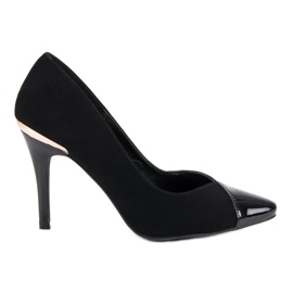 W. Potocki Talons hauts noirs élégants