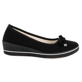Ballerine compensée le noir