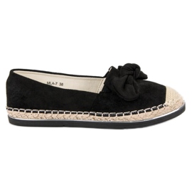 Comer Espadrilles Avec Noeud noir
