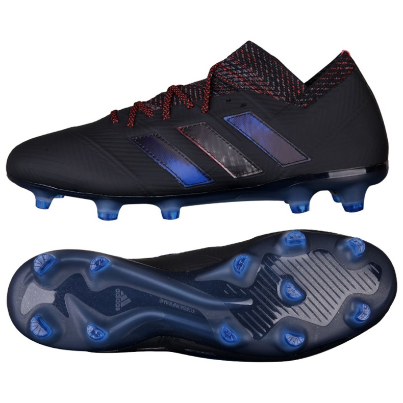 Chaussures de football Adidas Nemeziz 18.1 Fg M D98007 le noir le noir
