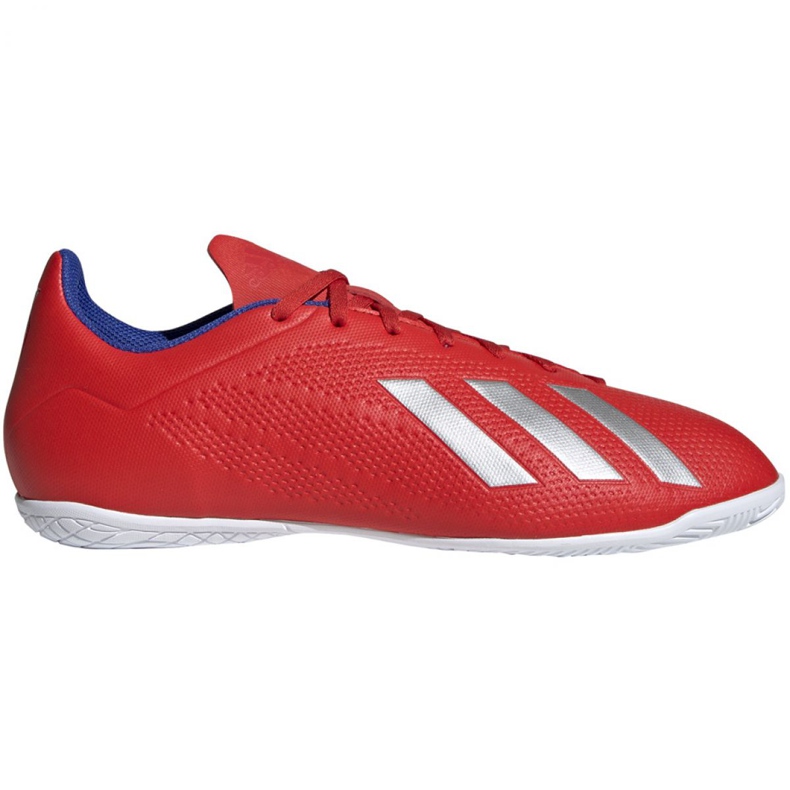 Chaussures d'intérieur adidas X 18.4 In M BB9406 rouge multicolore