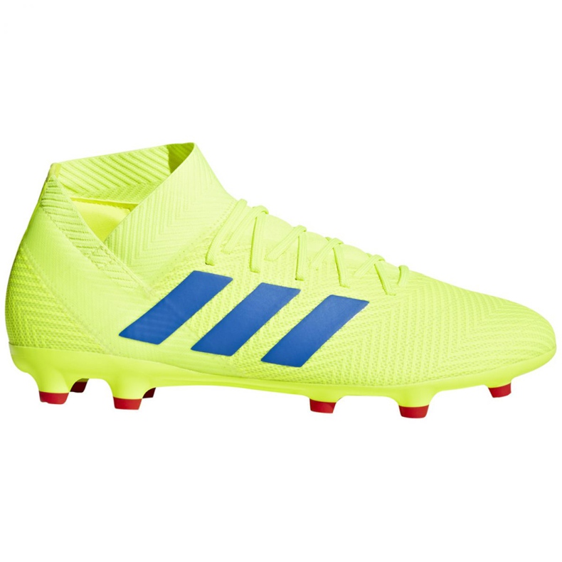Chaussures de football Adidas Nemeziz 18.3 Fg M BB9438 multicolore jaune Chaussures de football Adidas Nemeziz 18.3 Fg M BB9438 multicolore jaune