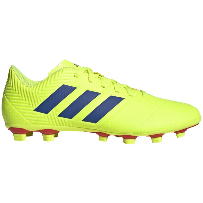 Chaussures de foot Adidas Nemeziz 18.4 FxG M BB9440 jaune jaune Chaussures de foot Adidas Nemeziz 18.4 FxG M BB9440 jaune jaune
