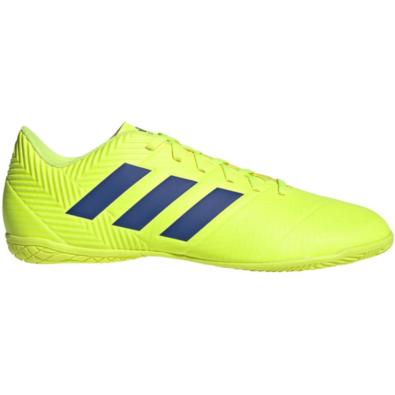Chaussures d'intérieur adidas Nemeziz 18.4 In M BB9469 jaune jaune