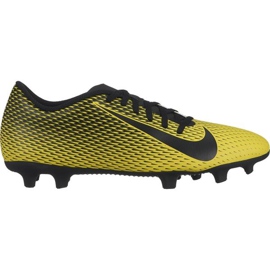 Chaussures de football Nike Bravata Ii Fg M 844436-701 le noir jaune