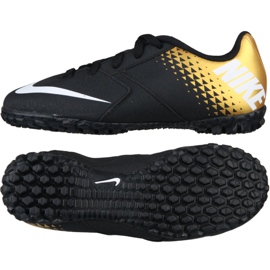Nike Bomba X Tf Jr 826488-077 chaussures de football noir noir