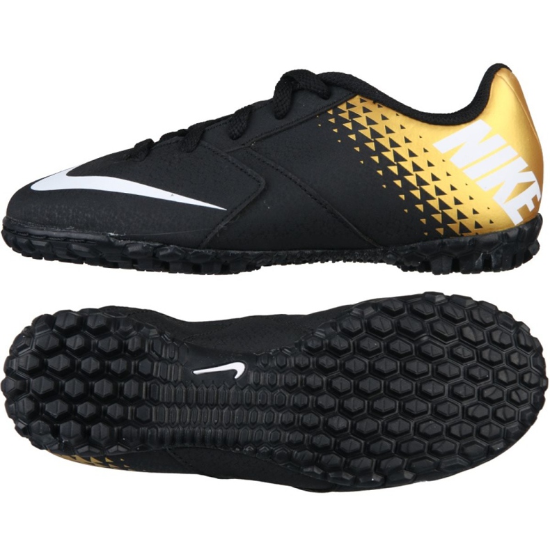 Nike Bomba X Tf Jr 826488-077 chaussures de football le noir le noir