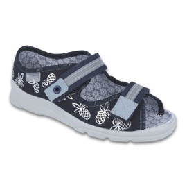 Chaussures pour enfants Befado 969Y138 bleu marine