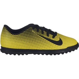 Chaussures de football Nike Bravatax Ii Tf Jr 844440-701 multicolore jaune