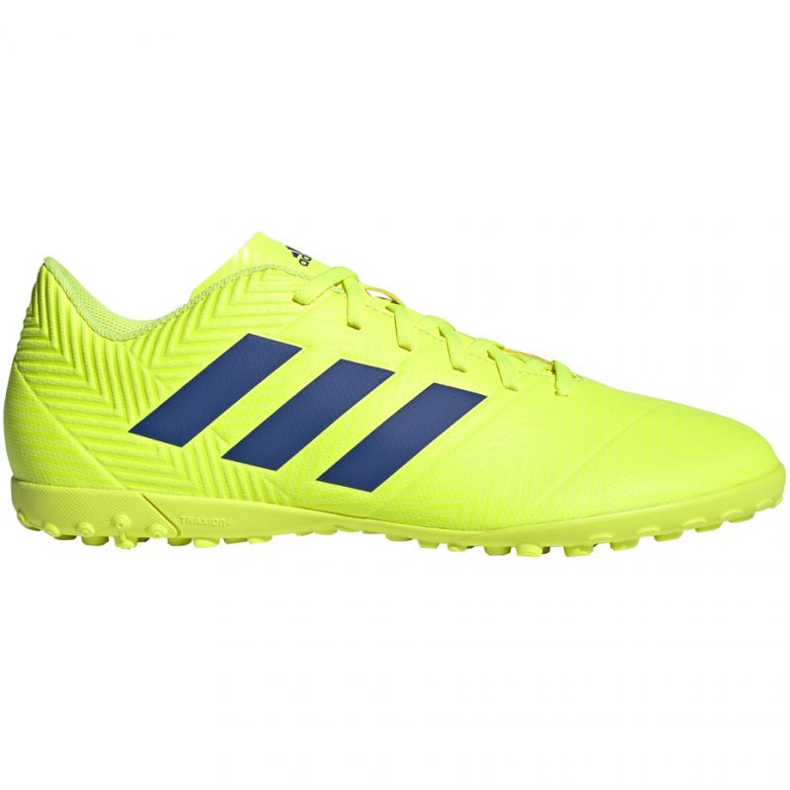 Chaussures de foot Adidas Nemeziz 18.4 Tf M BB9473 jaune jaune