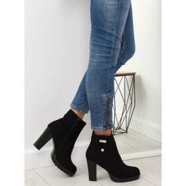 Bottines noires BK3233 Black II-GAT le noir