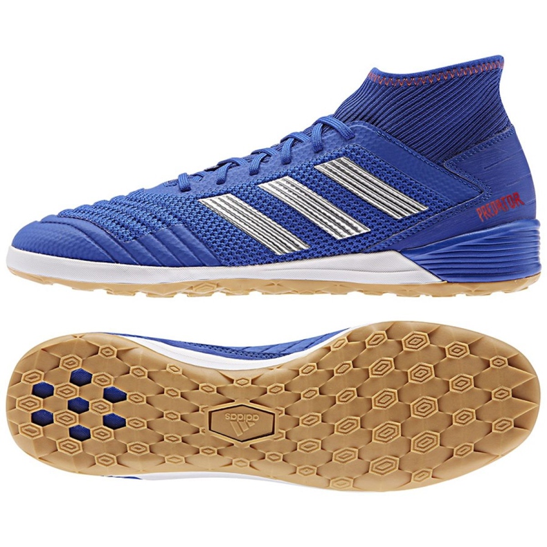 Chaussures indoor adidas Predator 19.3 In M BB9080 multicolore bleu