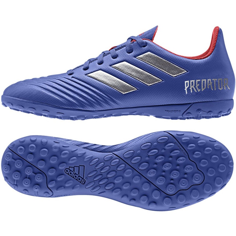 Chaussures de foot Adidas Predator 19.4 Tf M BB9085 bleu bleu