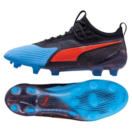 Puma One 19.1 Syn Fg Ag M 105481 01 chaussures de football noir noir