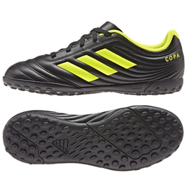 Chaussures de foot Adidas Copa 19.4 Tf Jr D98100 noir noir