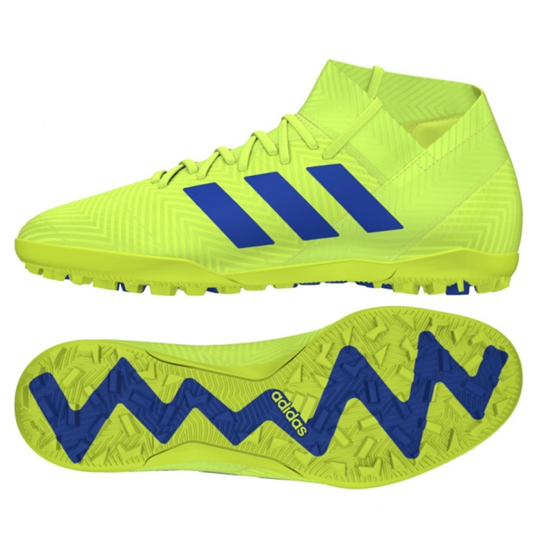 Chaussures de foot Adidas Nemeziz 18.3 Tf M BB9465 jaune jaune Chaussures de foot Adidas Nemeziz 18.3 Tf M BB9465 jaune jaune