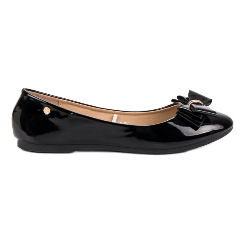 Ballerines laquées à nœud VINCEZA le noir Ballerines laquées à nœud VINCEZA le noir