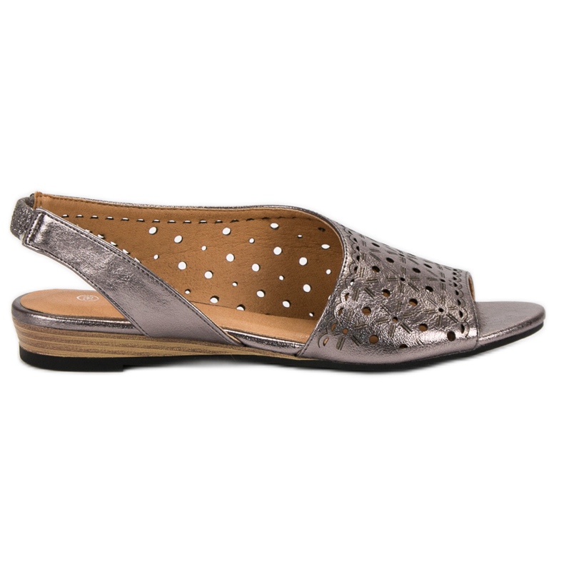 Sandales ajourées VINCEZA gris Sandales ajourées VINCEZA gris