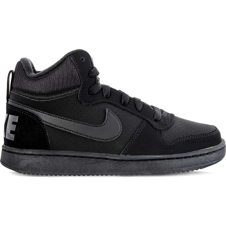 Nike Court Quartier Mid Gs 839977 001 le noir Nike Court Quartier Mid Gs 839977 001 le noir