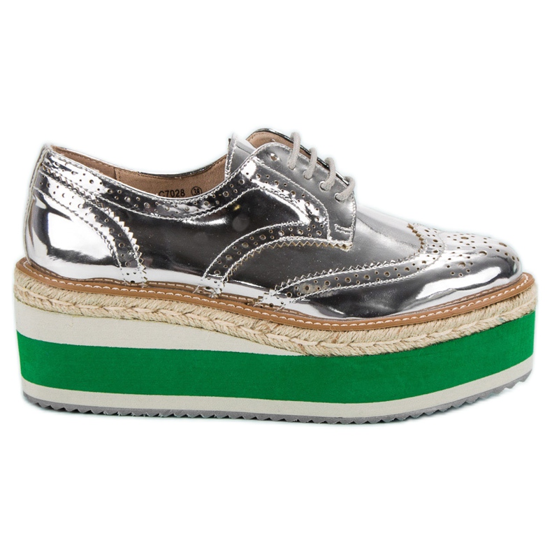 Corina Chaussures compensées à la mode gris