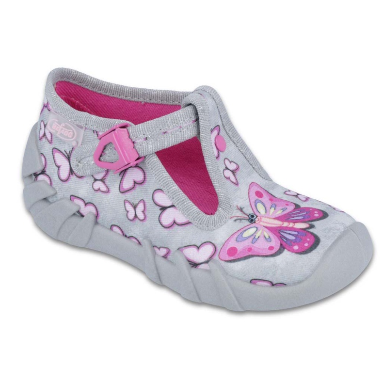 Chaussures enfant Befado 110P351 gris rose