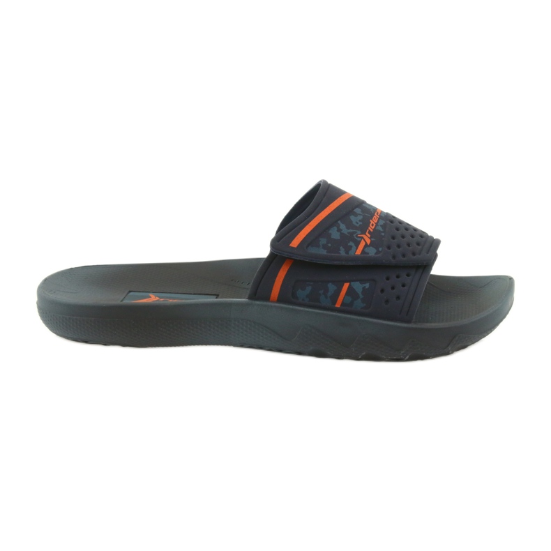 Chaussons homme loisir Rider 82500 bleu marine orange Chaussons homme loisir Rider 82500 bleu marine orange