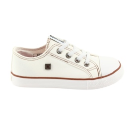 Les baskets pour enfants Big Star à égalité 374085 White blanche Les baskets pour enfants Big Star à égalité 374085 White blanche