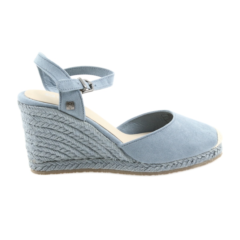 Big Star sandales espadrilles 274A170 bleu brun