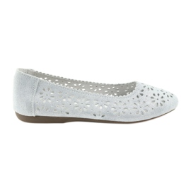 Ballerines ajourées Filippo 680 gris