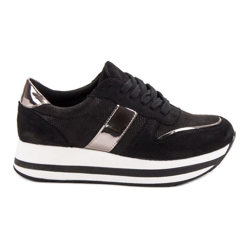Bestelle Baskets noires à la mode le noir