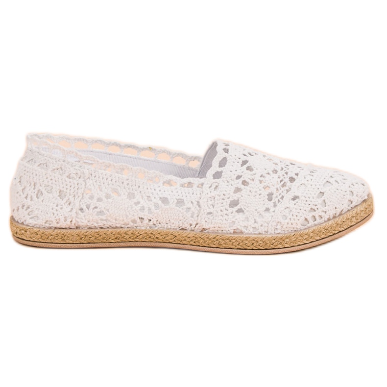 Sweet Shoes Espadrilles blanches en dentelle Sweet Shoes Espadrilles blanches en dentelle