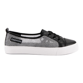 Baskets en maille MCKEYLOR le noir