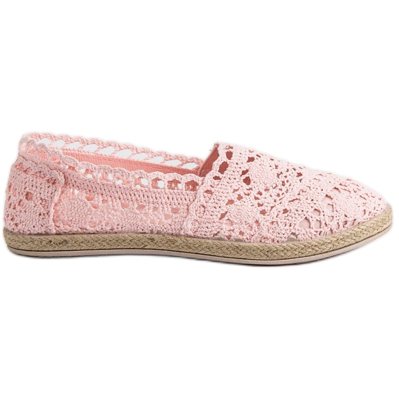 Sweet Shoes Espadrilles en dentelle rose Sweet Shoes Espadrilles en dentelle rose