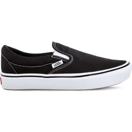 Vans Comfycush Slip On Vne Noir Blanc Véritable le noir