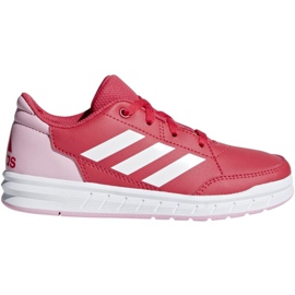 Chaussures Adidas AltaSport K Jr D96866 rouge Chaussures Adidas AltaSport K Jr D96866 rouge
