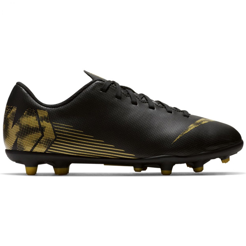 Nike Mercurial Vapor 12 Club Mg Jr AH7350-077 chaussures de football multicolore le noir