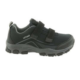 Chaussures de sport softshell pour enfants ADi American Club noir gris
