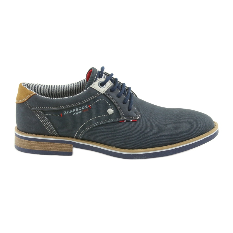 American Club Chaussures basses pour hommes Rhapsody RH08 brun bleu marin