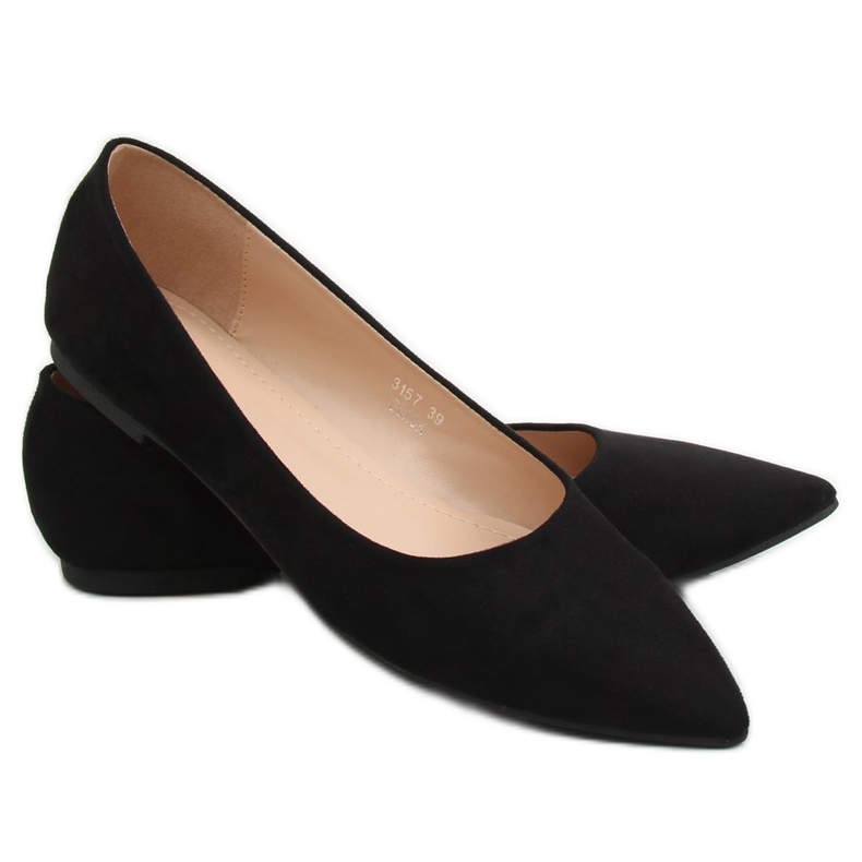 Ballerines femme noires 3157 Noir le noir