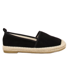 Espadrilles noires pour femmes A615-ESP-1 Noir le noir