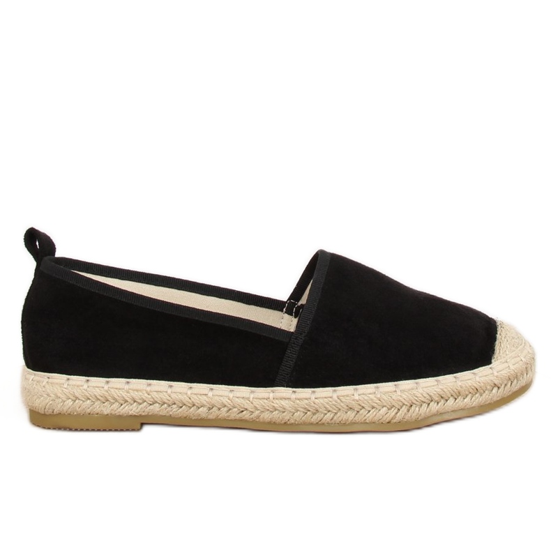 Espadrilles noires pour femmes A615-ESP-1 Noir le noir