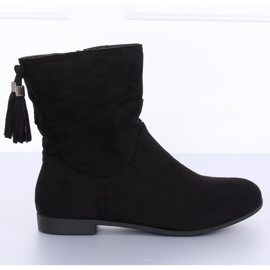 Bottes noires 3737 noires le noir