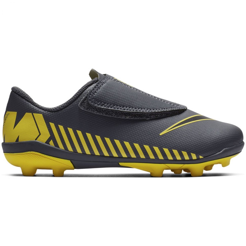Chaussures de football Nike Mercurial Vapor 12 Club PS (V) Mg Jr AH7351-070 multicolore gris