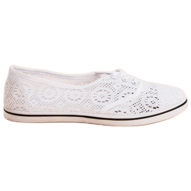McKey Baskets ajourées blanche