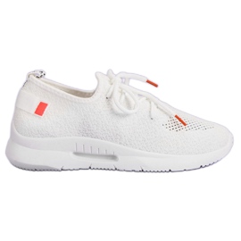 Chaussures de sport aérées blanche