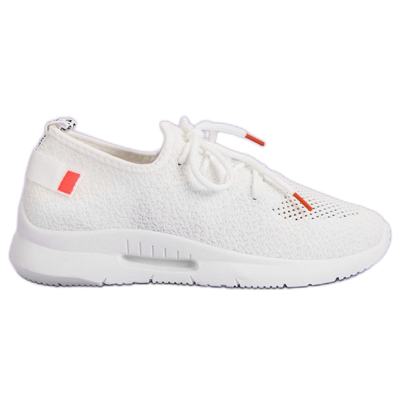 Chaussures de sport aérées blanche