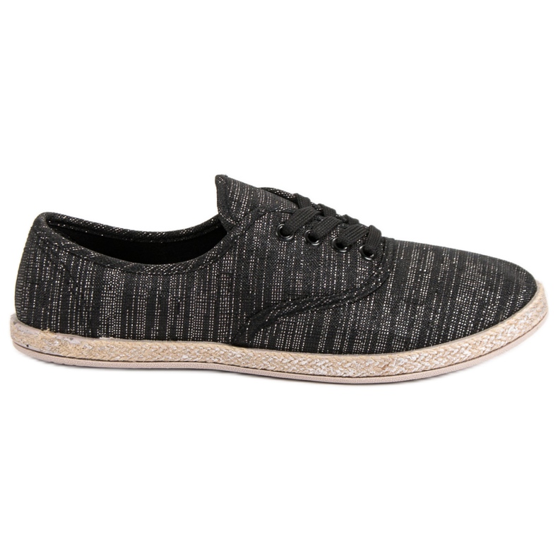 Sweet Shoes Espadrilles à lacets le noir Sweet Shoes Espadrilles à lacets le noir